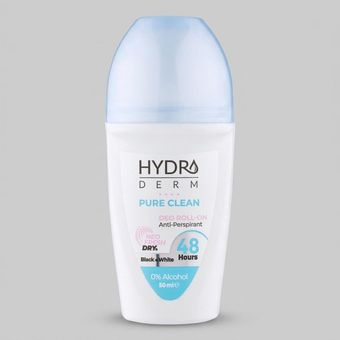 رول ضد تعریق زنانه هیدرودرم مدل Pure Clean حجم 50 میلی لیتر