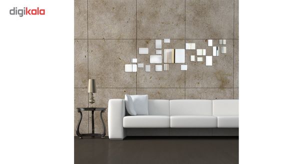 آینه پلکسی گلس دکووال مدل A9 بیست و دو تکه