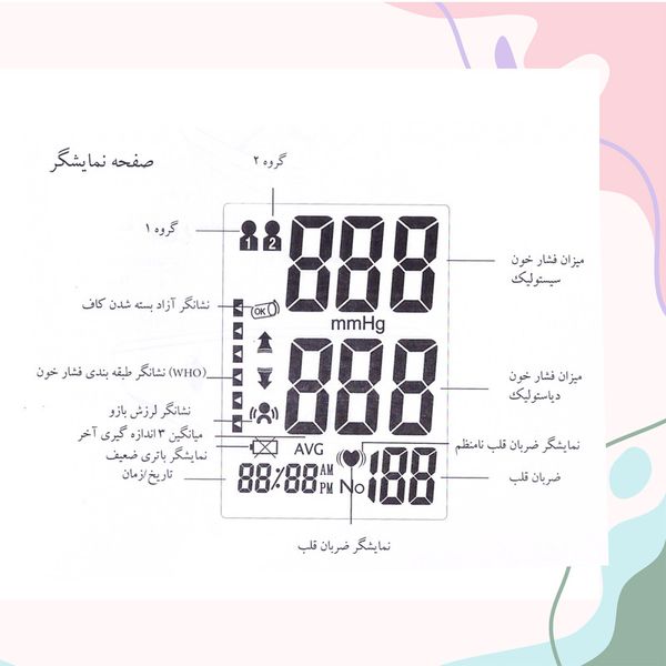فشارسنج بازویی دیجیتال گلامور