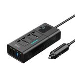 مبدل برق و اینورتر فندکی و چند راهی برق خودرو بیوا مدل NBQ-101 ظرفیت 200 وات