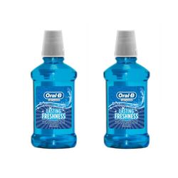 دهان شویه اورال-بی مدل Lasting Freshness حجم 250 میلی لیتر مجموعه 2 عددی