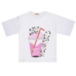 ست تی شرت آستین کوتاه و شلوارک دخترانه مدل MDSS-CH1784