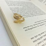 انگشتر زنانه ژوپینگ مدل برگ کد R4094