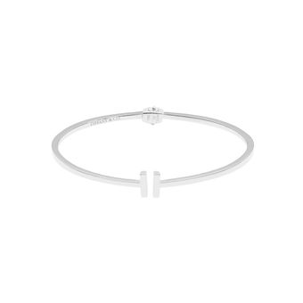 بنگل طلا 18 عیار زنانه مریم اکرمی گلد گالری مدل تیفانی کد 0