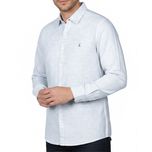 پیراهن آستین بلند یقه برگردان با تنخور معمولی (regular fit) مردانه مدل SB-SS-121255