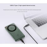 مودم جیبی 5G زد تی ای مدل U30 Air با باتری 4500 میلیآمپر ساعت، پشتیبانی از 10 کاربر همزمان، اتصال بیسیم Wi-Fi و درگاه USB Type