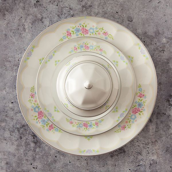  سرویس غذاخوری 29 پارچه چینی زرین ایران مدل نئوکلاسیک گلاریس درجه عالی