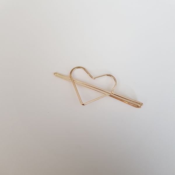 گیره مو زنانه مدل قلب و بی نهایت بسته 2 عددی