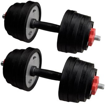 دمبل مدل A2 وزن 10 کیلوگرم بسته 2 عددی