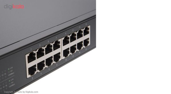 سوییچ 16 پورت گیگابیتی و رکمونت تی پی-لینک مدل TL-SG1016