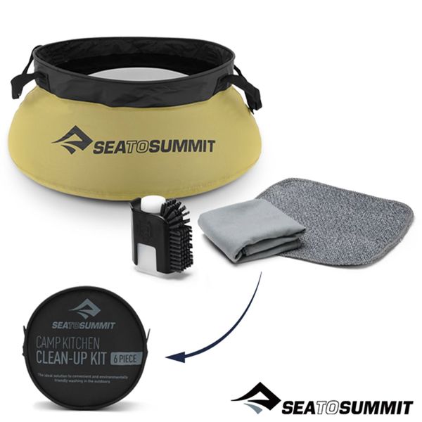 ظرفشویی سی تو سامیت مدل Camp Kitchen Clean-Up Kit مجموعه 6 عددی