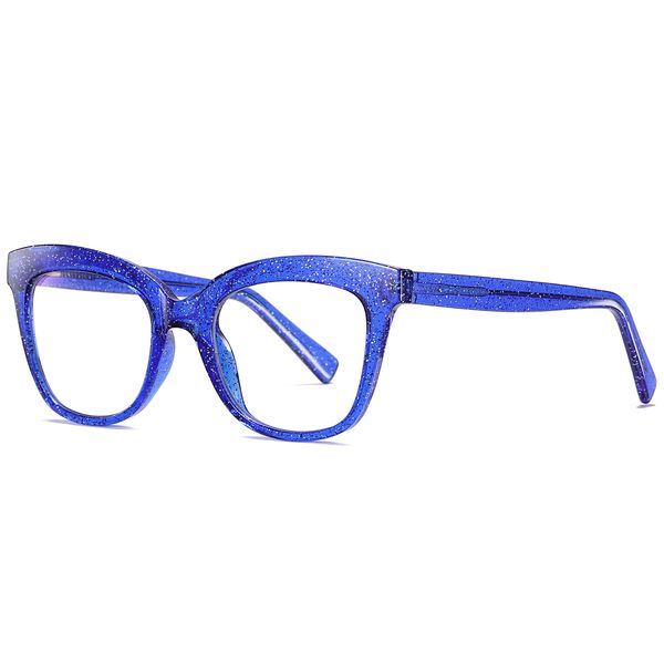 فریم عینک طبی گربه ای زنانه مدل TR3505C199P03 Sky مناسب برای صورت گرد و بیضی