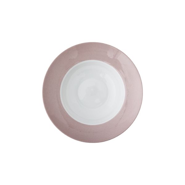 بشقاب غذاخوری زی مدل ظرف پاستا گود 18 تک نفره پاستل درجه عالی بسته شش عددی