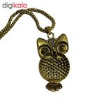 گردنبند زنانه طرح جغد کد TJ001