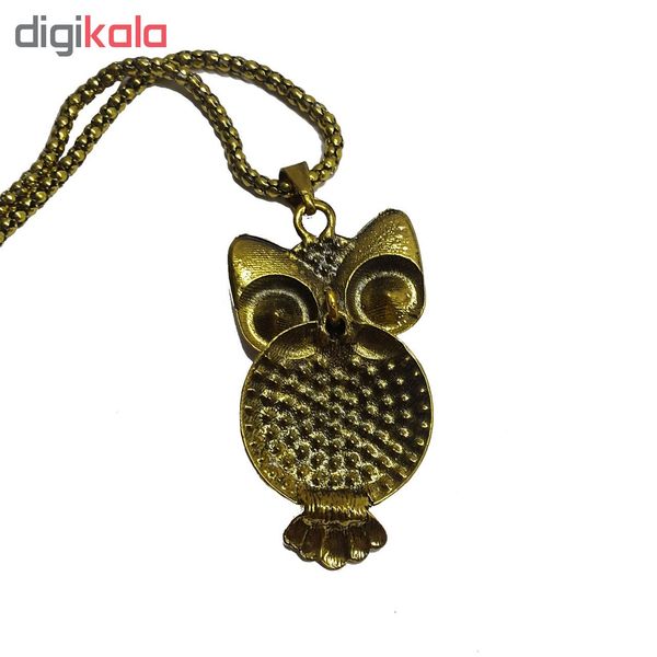 گردنبند زنانه طرح جغد کد TJ001