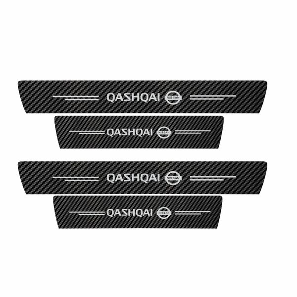 برچسب پارکابی خودرو سولگی مدل کربن کد J25 مناسب برای QASHQAI بسته 4 عددی