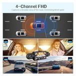 دوربین ثبت وقایع خودرو 4 لنزه blackbox