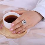 انگشتر طلا 18 عیار زنانه مایا ماهک مدل MR1553