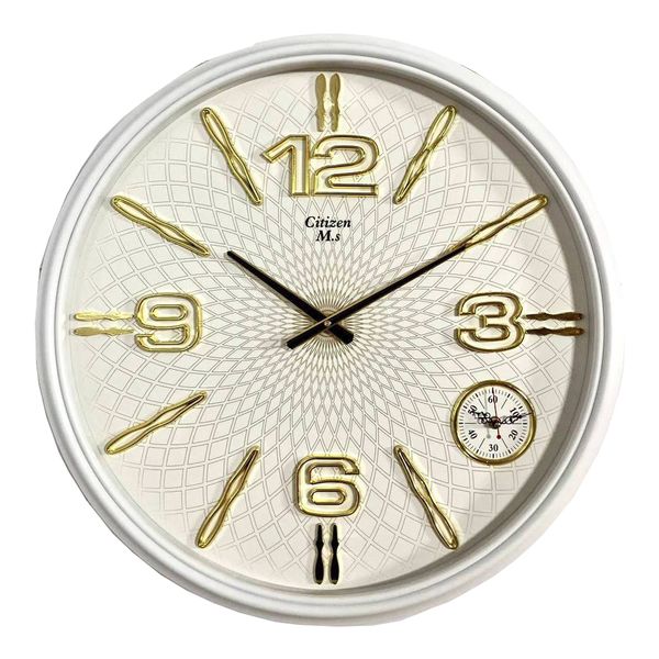 ساعت دیواری سیتی زن طرح هاشور کد ms