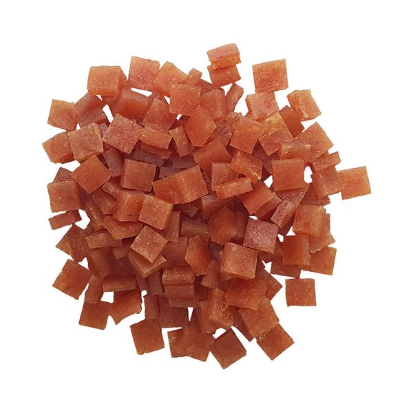 تشویقی سگ هاپومیل مدل نخودی نرم سینه مرغ کد Soft Chicken Chest Bites M وزن 100 گرم