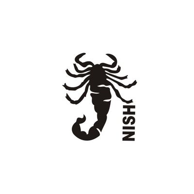 برچسب بدنه خودرو لیزارد مدل فانتزی طرح NISH کد LZD-759