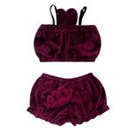 ست نیم تنه و شلوارک راحتی دخترانه مدل لبوبو 03