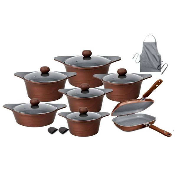 سرویس پخت و پز 17 پارچه ام جی اس مدل Korea-C