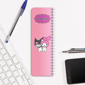 دفتر برنامه ریزی مدل تو دو لیست چوبی طرح کرومی کد KUROMI 1 - جین 12 عددی