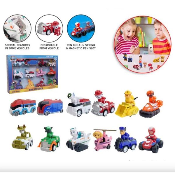 فیگور مدل سگ های نگهبان با ماشین پاوپاترول کد PB9902