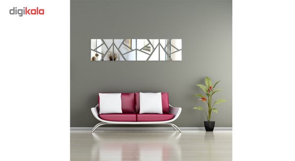 آینه پلکسی گلس دکووال مدل A216 بیست تکه