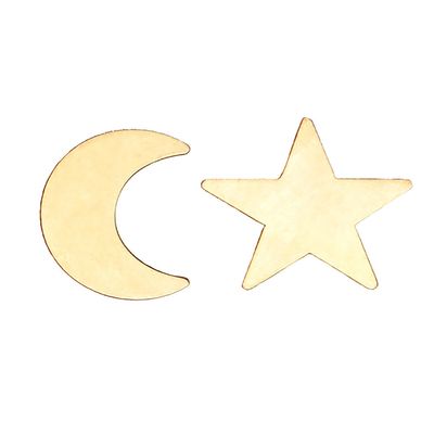گوشواره دخترانه مدل ماه و ستاره