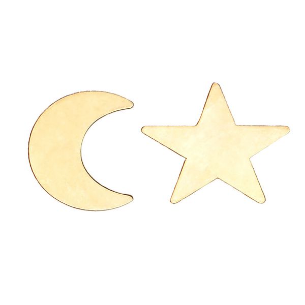 گوشواره دخترانه مدل ماه و ستاره