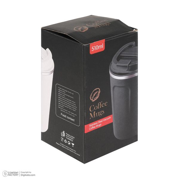 ماگ سفری مدل هوشمند Coffee 1002 گنجایش 0.51 لیتر
