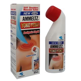 محلول ضد درد و التهاب موضعی کوبایاشی مدل Yoko Yoko حجم 80 میلی‌لیتر با جذب سریع، کاهش تورم و گرفتگی عضلات، مناسب برای انواع پوست