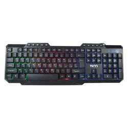 کیبورد تسکو مدل TK 8019، سوئیچ ممبران، Full-size، نورپردازی LED RGB