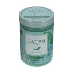اسکراب شکری لایه بردار پوست ژبن پلاس مدل Green Apple وزن 900 گرم