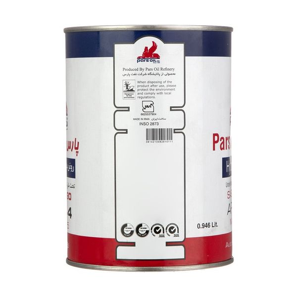 روغن گیربکس نفت پارس مدل مدوس 85W90-EP حجم 0/946 لیتر