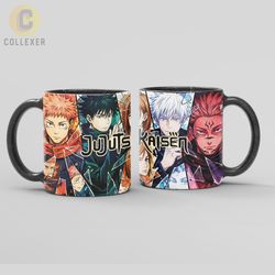 ماگ انیمه جوجوتسو کایسن (Jujutsu Kaise) کد 04 (معمولی ، مشکی ، حرارتی)