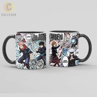 ماگ انیمه جوجوتسو کایسن (Jujutsu Kaise) کد 05 (معمولی ، مشکی ، حرارتی)