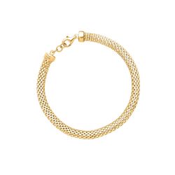 دستبند زنجیری طلا 18 عیار زنانه مریم اکرمی گلد گالری مدل جسیکا ک