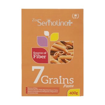 پاستا هفت غله فرمی پنه زرماکارون سمولینا پلاس - 400 گرم
