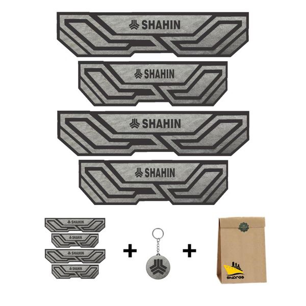 برچسب پارکابی خودرو شیپرس کد SP019 مناسب برای شاهین بسته 4 عددی