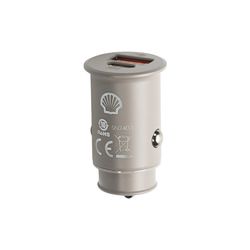 شارژر فندکی 30 وات 2 پورت شل مدل CCT006 با گارانتی شرکتی