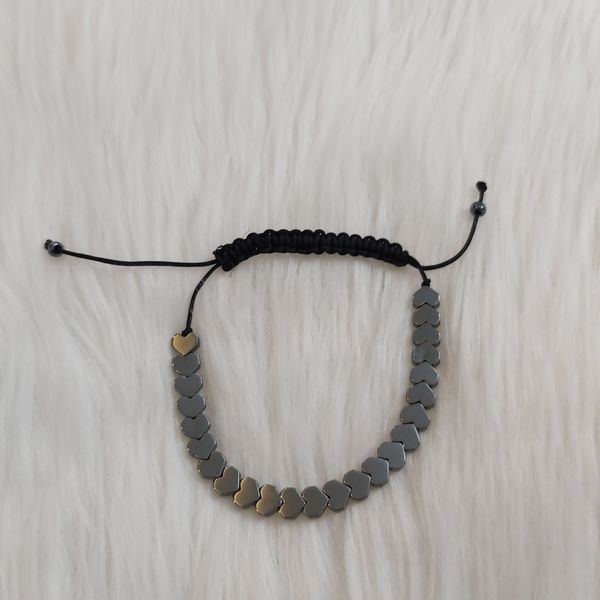 دستبند مدل حدید آسانسوری طرح قلب کد 111