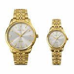 ست ساعت مچی عقربهای کوارتز زنانه و مردانه سوئیس آرت مدل ANT182-183GD0300