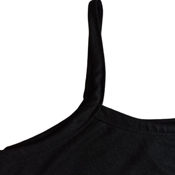 تاپ زنانه مدل نخی بندی کد 316 رنگ سیاه