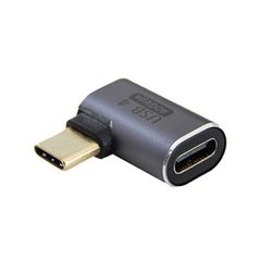 تبدیل Type-C نر به Type-C ماده 90 درجه کی نت مدل K-AUCMF4901 با رزولوشن 4K