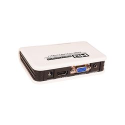 مبدل HDMI به VGA کی نت به همراه آداپتور و کابل صدا مدل K-COHD2VGA