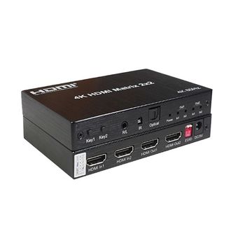 ماتریکس HDMI 2×2 کی نت مدل K-MAHD2022 با ریموت کنترل