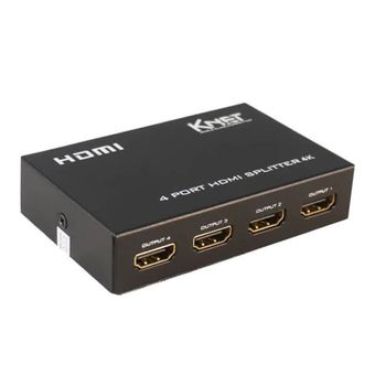 اسپلیتر 4 پورت HDMI  کی نت مدل K-SPHD1404 با رزولوشن 4K